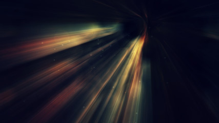 Obraz premium night traffic in motion