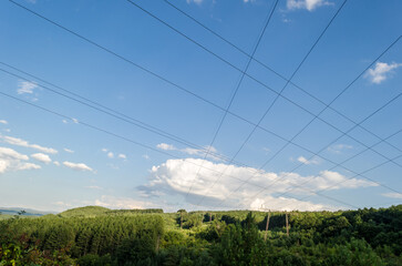 high voltage power lines