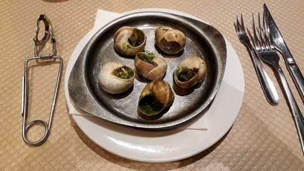 A photo of escargot_high angle