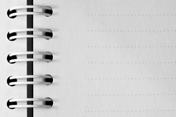 spiral bound notebook