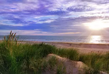 Deurstickers Strand an der Nordsee © getti