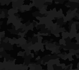 
Camouflage seamless pattern classic style for printing. illustration of web design and clothing in gray and black