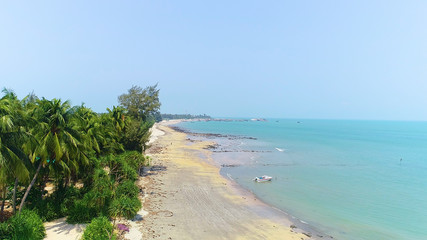 Fototapeta premium Top view of The saint martin island in Bangladesh