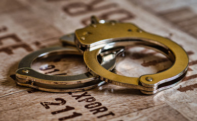 Metal handcuffs