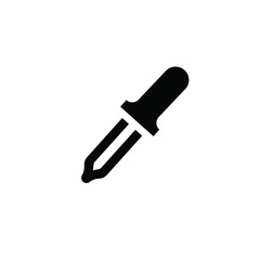 Dropper pipette healthy tube liquid icon symbol isolated vector stock