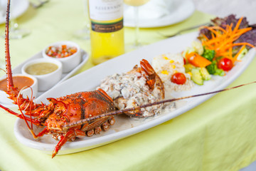 Platillo Langosta Oaxaqueña, Alta Cocina Oaxaqueña