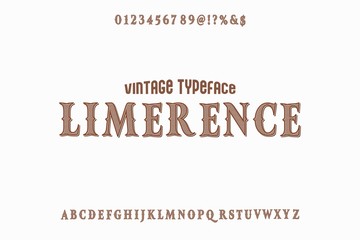 alphabet vintage font, typeface design, style background, alphabet vector design