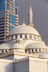 Naklejka premium Mosque in Sharjah, UAE