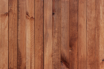 Woden table background made brown plank.