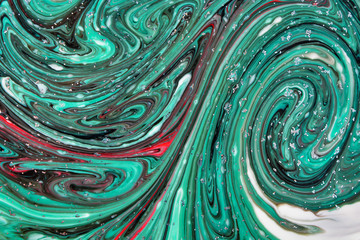 Ebru style background with different patterns in high quality