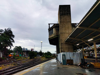 Fototapeta premium old train station