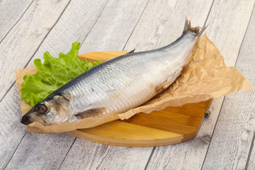 Salted herring fish