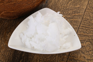 Dietary Coconut oil in the bowl