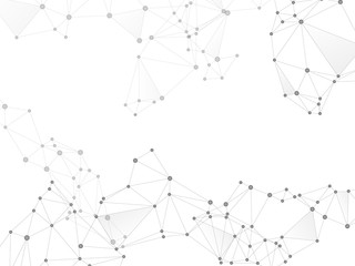 Fototapeta premium Block chain global network technology concept.