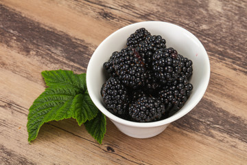 Sweet tasty ripe Blackberry heap