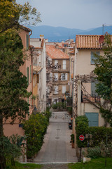 Fototapeta na wymiar street in the old town Saint Tropez