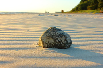 Rock on the beach