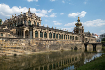 Fototapeta na wymiar The historical Zwinger in Dresden