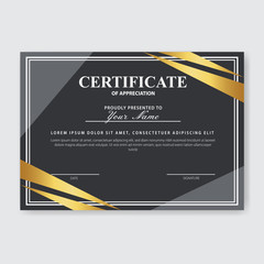 Creative Certificate of Appreciation Award Template