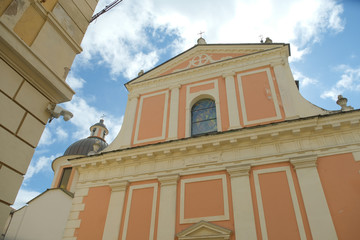 Chiesa di Santa Croce a Moneglia, Genova, Liguria, Italia.