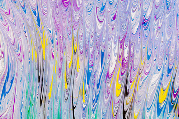 Ebru style background with different patterns in high quality