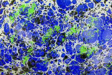 Ebru style background with different patterns in high quality