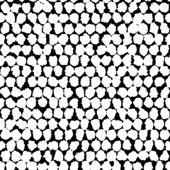 Naklejka premium Full Seamless Abstract Texture Pattern. Monochrome Vector. Black and White Dress Fabric Print. Design for Textile and Home Decoration.