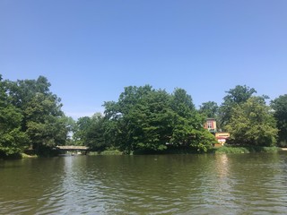 Beautiful lake in Dresden