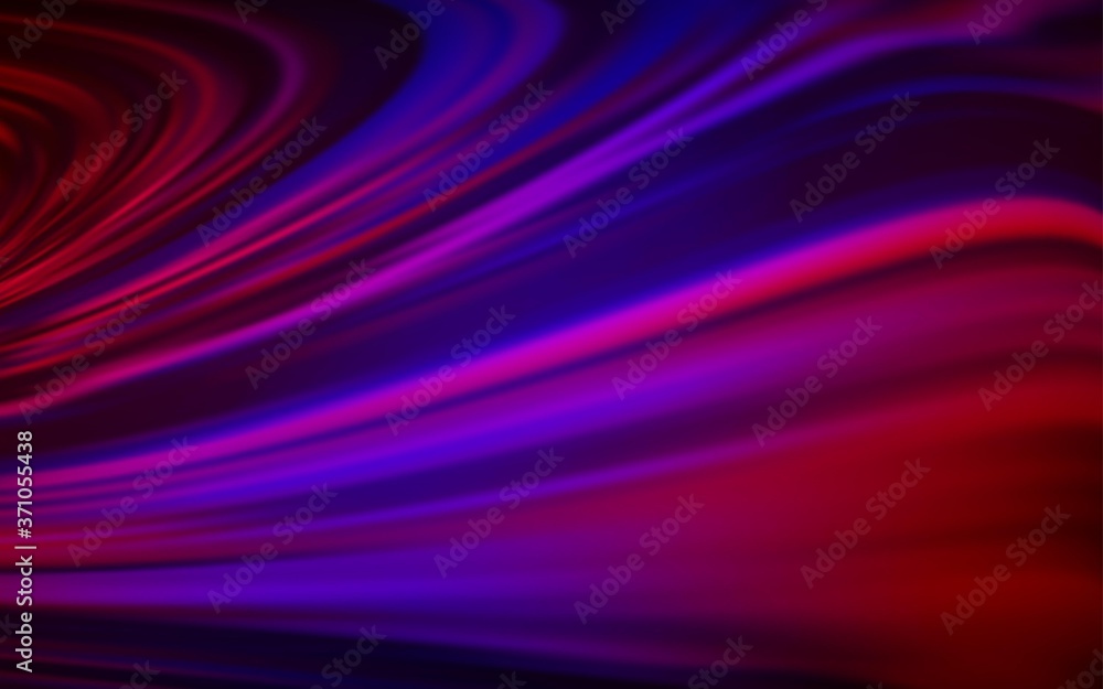 Poster dark blue, red vector abstract blurred background. creative illustration in halftone style with grad