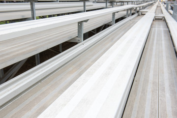 Obraz premium grandstand metal silver