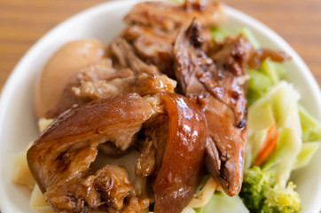 pig knuckle rice