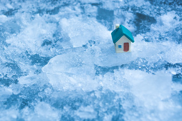 House and ice
