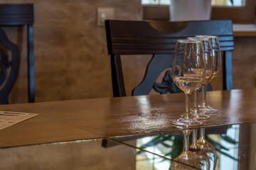 Wine tasting room