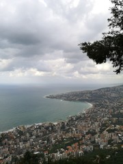 Jounieh bay in Lebanon