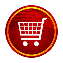 Ecommerce icon creative red round button illustration design