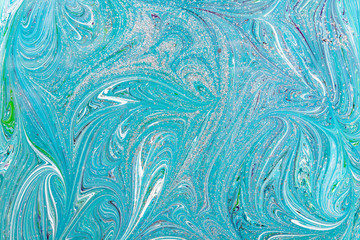 Ebru style background with different patterns in high quality