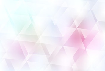 Light Pink, Yellow vector low poly background.