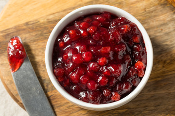 Traditional Homemade Lingonberry Jam