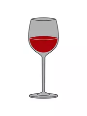 Foto op Plexiglas Wein Glas Design Cool betrunken betrinken anstoßen © Style-o-Mat-Design