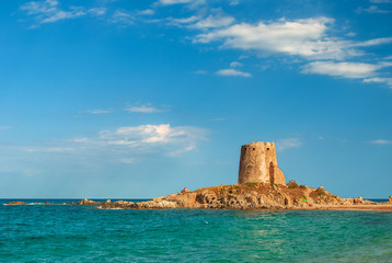 Fototapeta na wymiar Sardegna, Torre di Barì, Barisardo, Italia 