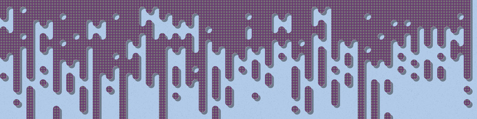 Abstract Rounded Color Lines halftone transition background illustration