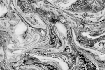 Ebru style background with different patterns in high quality