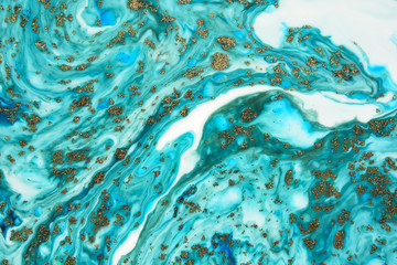 Ebru style background with different patterns in high quality