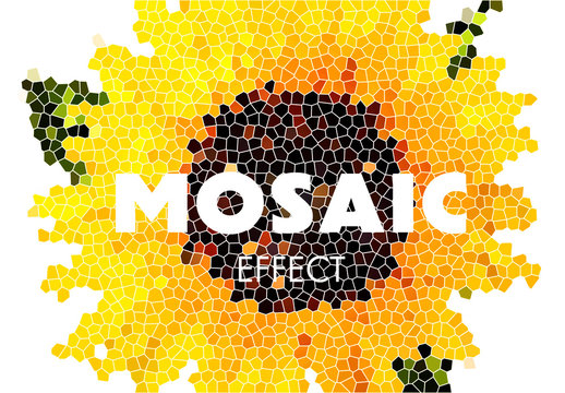 Mosaic Effect Mockup