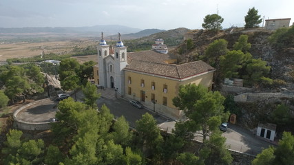 Fototapeta na wymiar santuario virgen del castillo,museo mariano y festero ,yecla murcia españa
