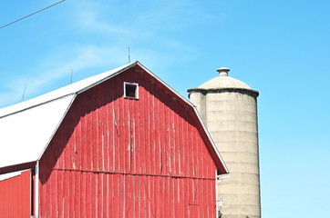 Red Barn and Silo