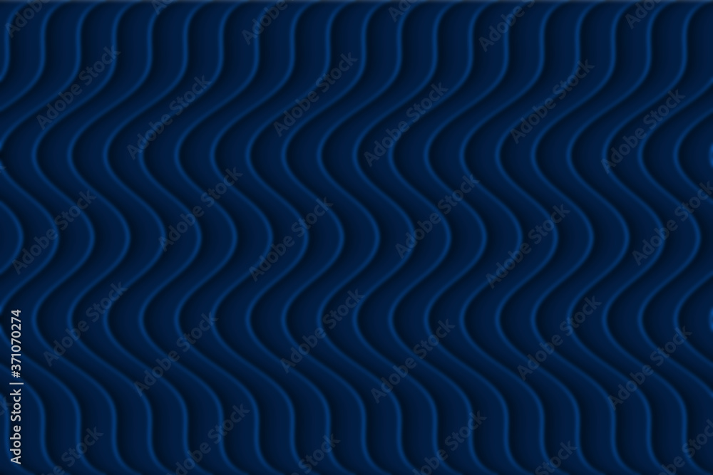 Poster abstract curved wave with blur effect for your design. illustration with curves lines. wavy paper cu