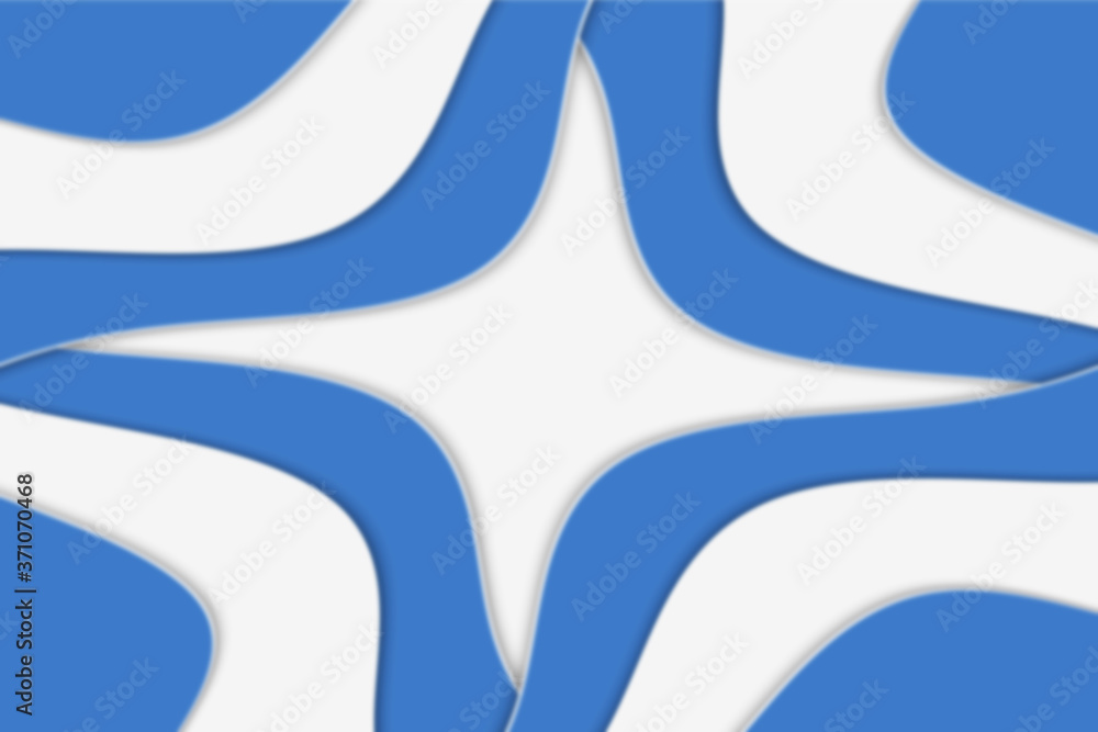 Poster abstract curved wave with blur effect for your design. illustration with curves lines. wavy paper cu