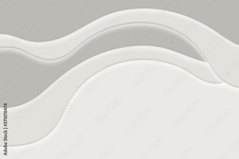 Poster abstract curved wave with blur effect for your design. illustration with curves lines. wavy paper cu
