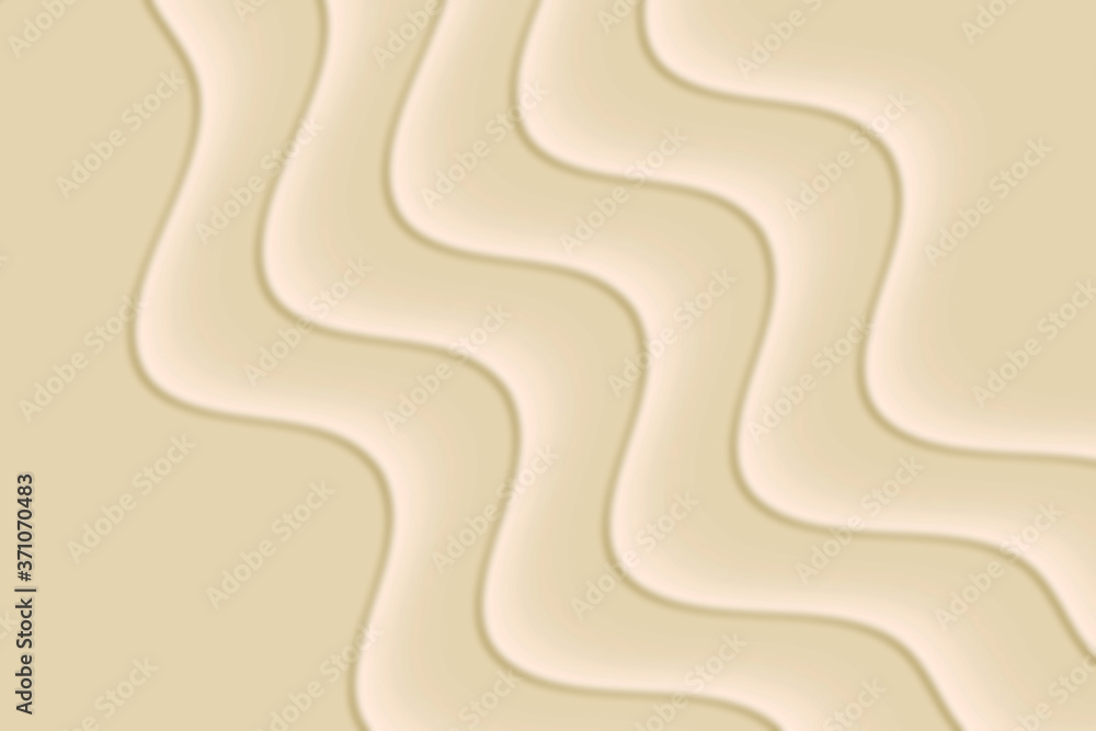 Poster abstract curved wave with blur effect for your design. illustration with curves lines. wavy paper cu